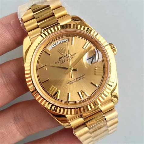 replica rolex day date quartz|rolex day date look alike.